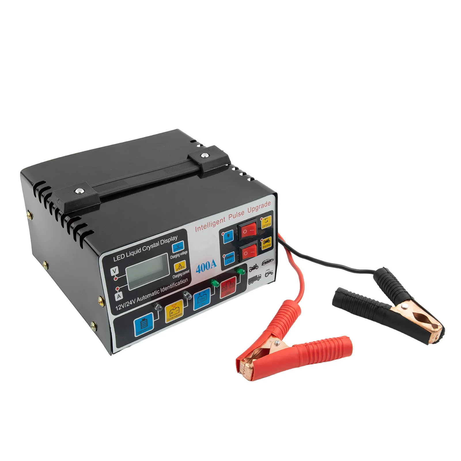 Good Quality Battery Charger English Manual 12V /24V 2pcs/Kit 50-60Hz 7-8A Durable Good Insulation High Efficiency