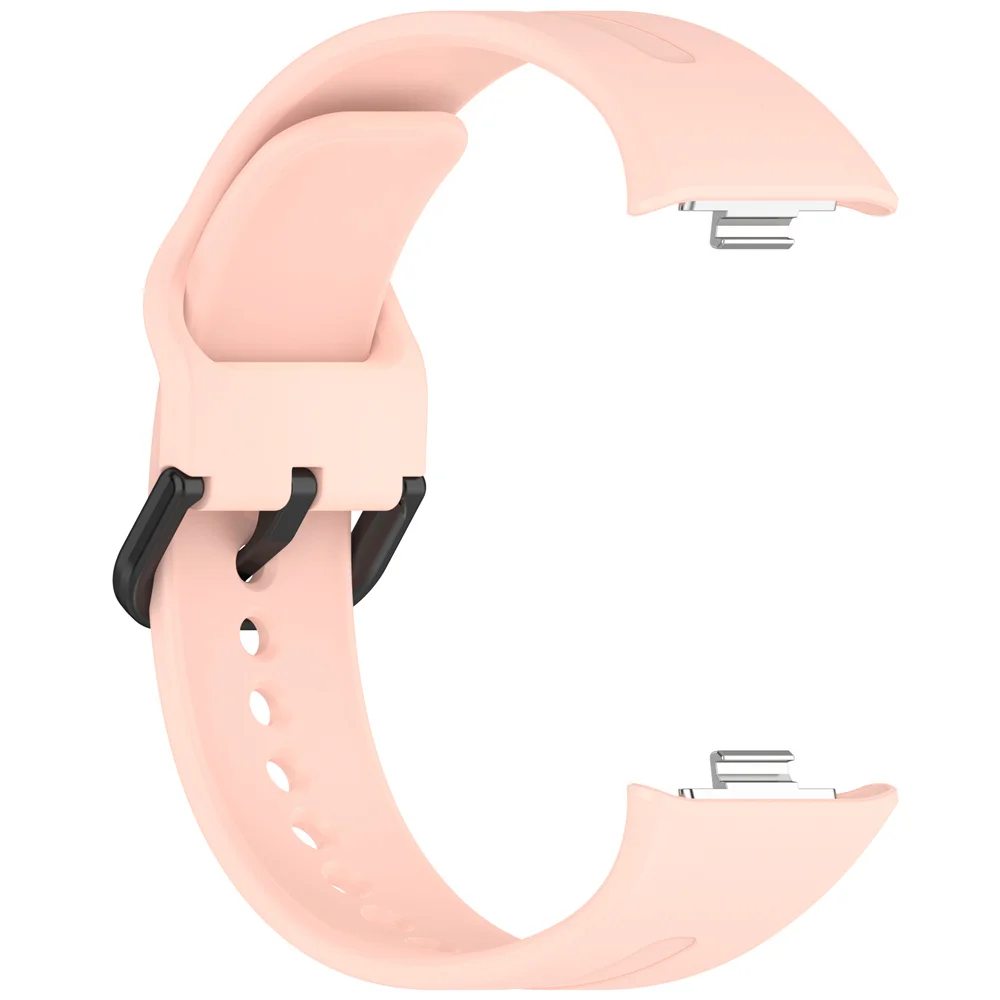 Premium Silicone Watchband with Black Buckle for Enhanced Comfort