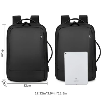 Sacs dos de chargement USB tanches pour hommes sac dos multifonctionnel pour ordinateur portable sac