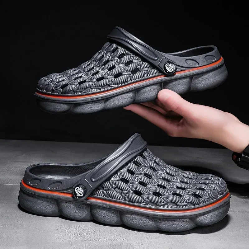 Men's Women's Outdoor Beach Wading Slippers Garden Home Clogs Summer Hiking leather sandals sports slippers summer sandals
