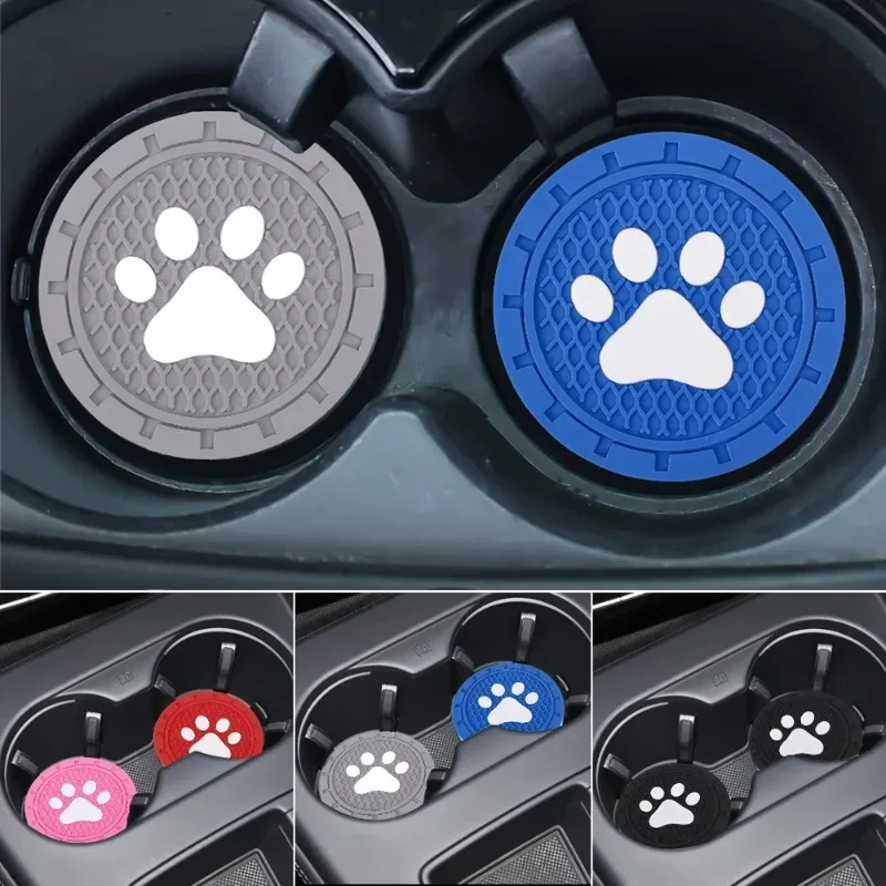 Car Drink Holder Coaster Universal Auto Anti-slip Cup Holder Insert Coaster Creative Cat Claw Car Mats Interior Accessories