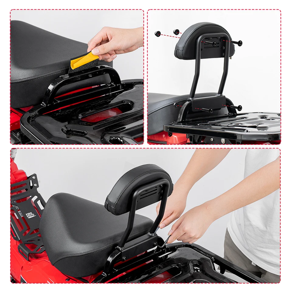 KEMIMOTO オートバイバックレスト CT125 トレイル 125 ハンターカブ