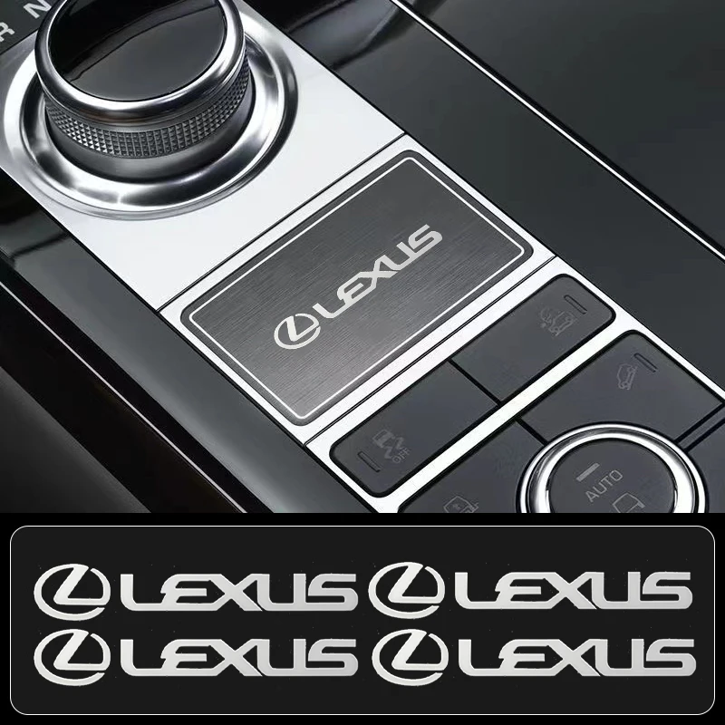 4PCS-Car-Interior-Dekoration-Metal-Stickers-3D-Badges-Decals-For-Lexus ...