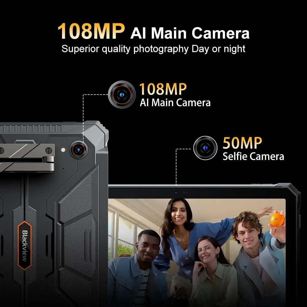 World Premiere Blackview Active 12 Pro Rugged Projector Tablet 11