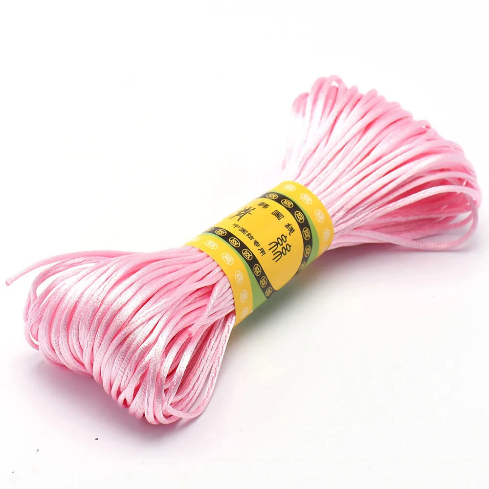 Luxurious 20M Nylon Satin Beaded Rope