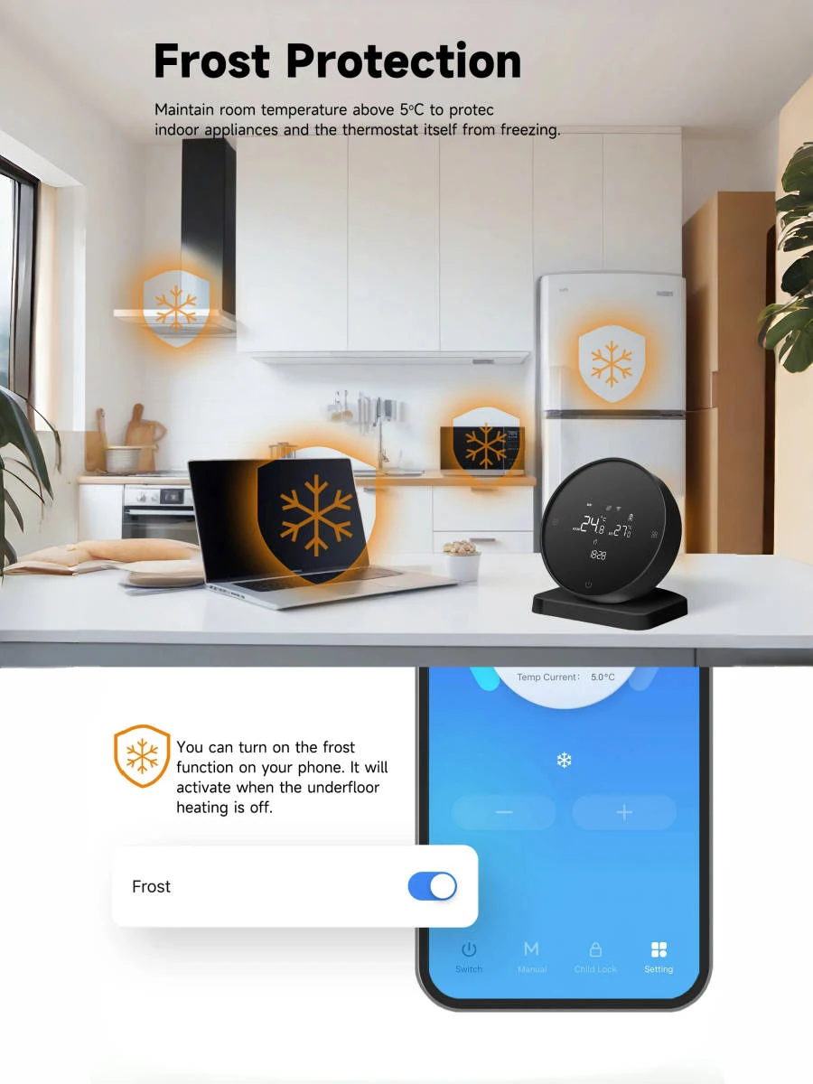 boiler thermostat control options