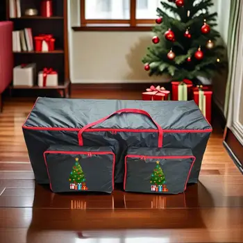 Christmas Tree Storage Bag with Front Pockets 1