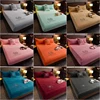 Thicken Velvet Bed Cover Elastic Bed Sheets Set Mattress Cover Soft Queen King Solid Color 90/150/x200 For Free Shipping 6
