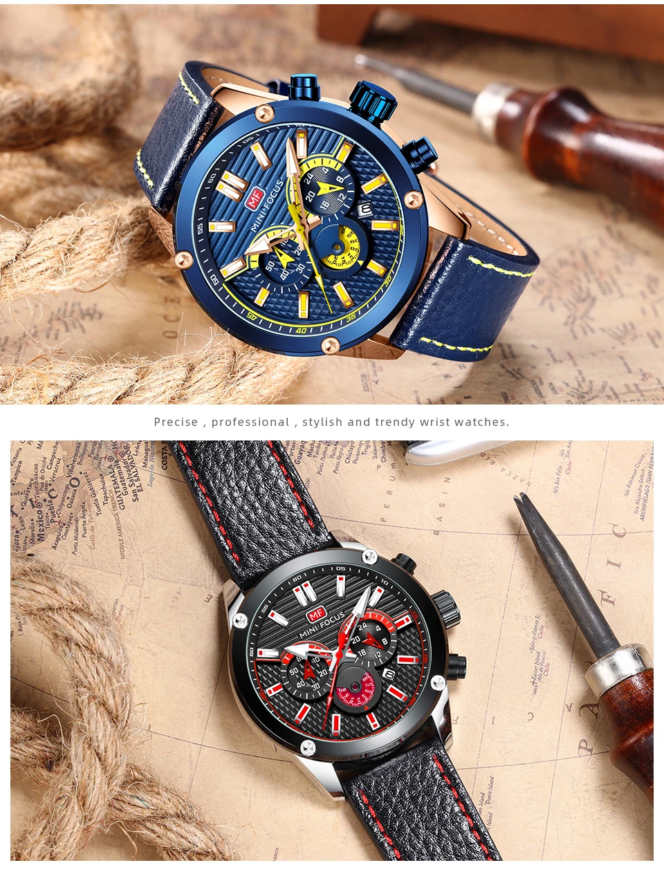 MINI FOCUS Quarzuhr für Herren, wasserdicht_voghion.com