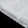 48 Cells 2 Layer Nail Polish Organizer Portable Clear Nail Supplies Needlework Storage Box Adjustable Storage Case 4