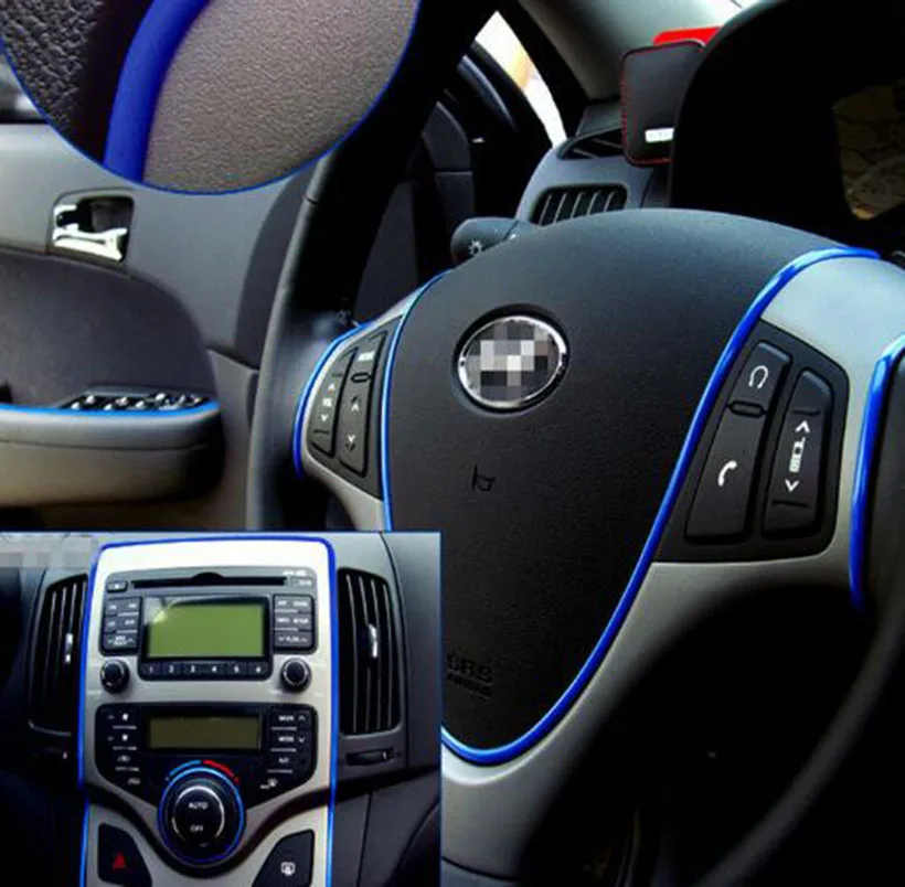 

Универсальные Декоративные гибкие полосы для литья автомобиля, 5 м, молдинги для салона автомобиля, крышка автомобиля, отделка, приборная панель, дверь, Стайлинг автомобиля