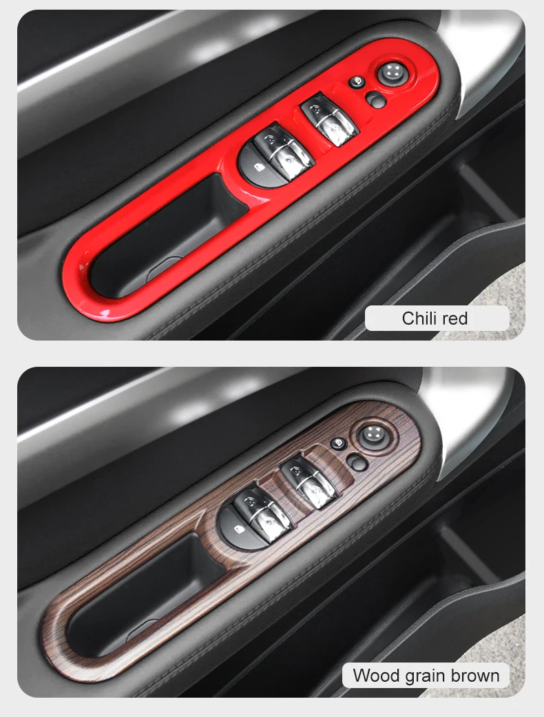 Autotür-Fensterheber-Dekorblende für BMW Mini Countryman F60 2017-2023 Auto-Innenausstattung Zubehör – Detail 18