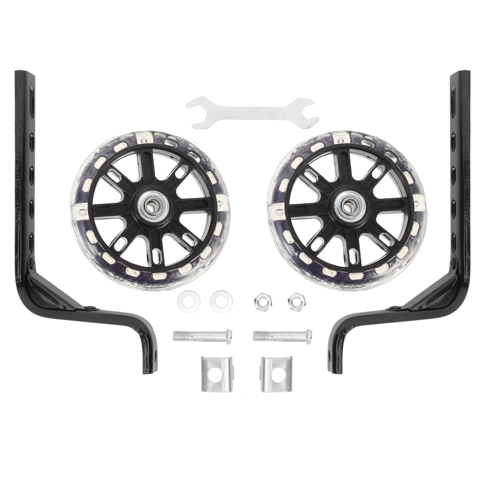 

Children Bike Auxiliary Wheels Riding Flash Training Wheels Compatible For 12-20 Inch Protection Balance Secondary Wheel