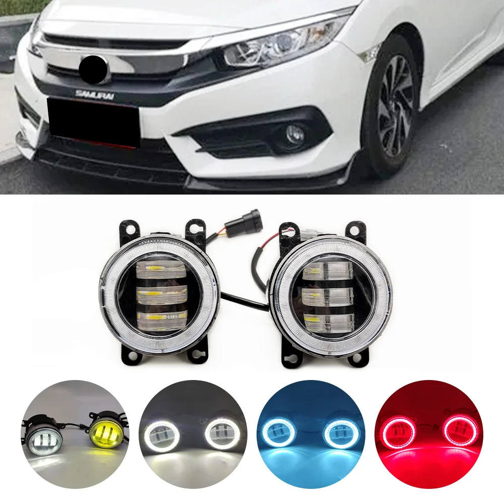 Fog Light Assembly For Honda Civic 2016 2021 (Including Type R) Car LED