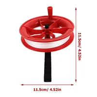 2pcs Kite String with Reel Kite String Winder Wheel Hand Flying Reel Accessories for Kids Outdoor Game 100m Line 2