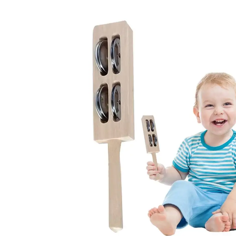 Rhythm Sticks for Kids Metal Wood Rhythm Sticks Percussion Instruments Educational Musical Toys Handheld Educational Kids