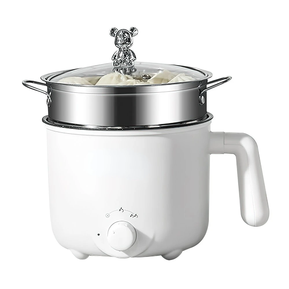 

Портативный мультиваренный горшок RUN, Одноместный Пароварка с плоским дном, для приготовления тостера