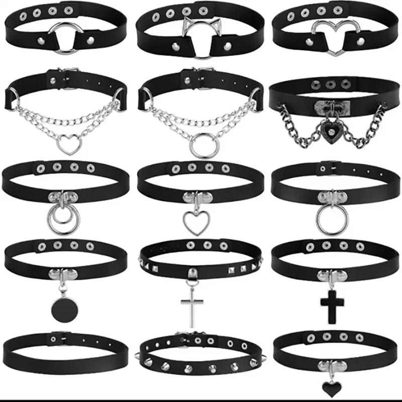 XUBCHC Modeschmuck Luxusmarken Schmuck Mädchen Halsketten Damen Trend 2026 Festland China Edelstahl Damen Leder