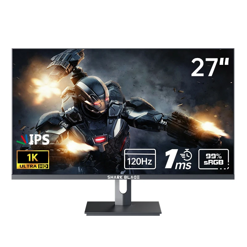 

27inch Computer Monitor PC 1920*1080P 120HZ 144Hz IPS 1ms Free-Sync VESA Mounting 110%sRGB Game Monitors HDMI-compatible/DP