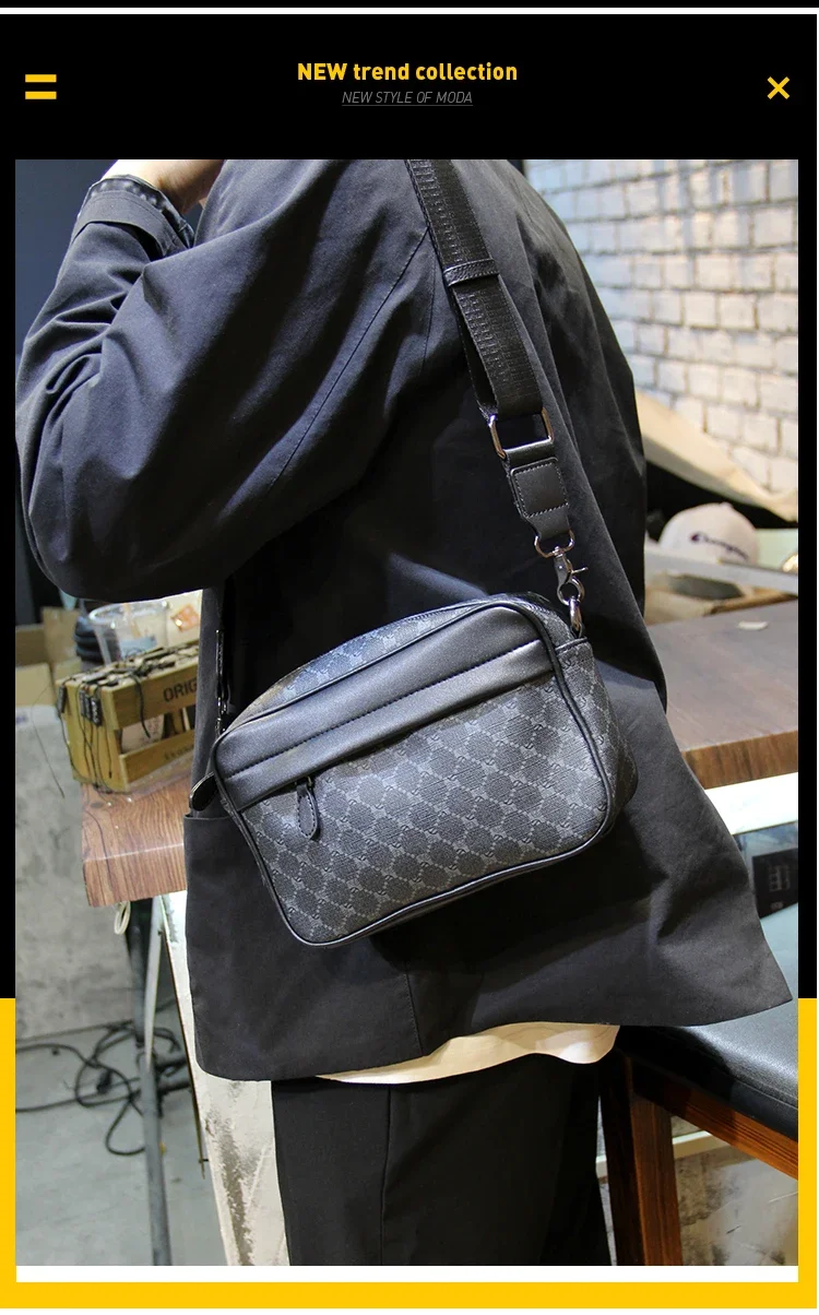  Hebetag - Bolsa al hombro de piel para hombre Bolsa de teléfono  cartera de paquete de negocios), BL509 : Ropa, Zapatos y Joyería