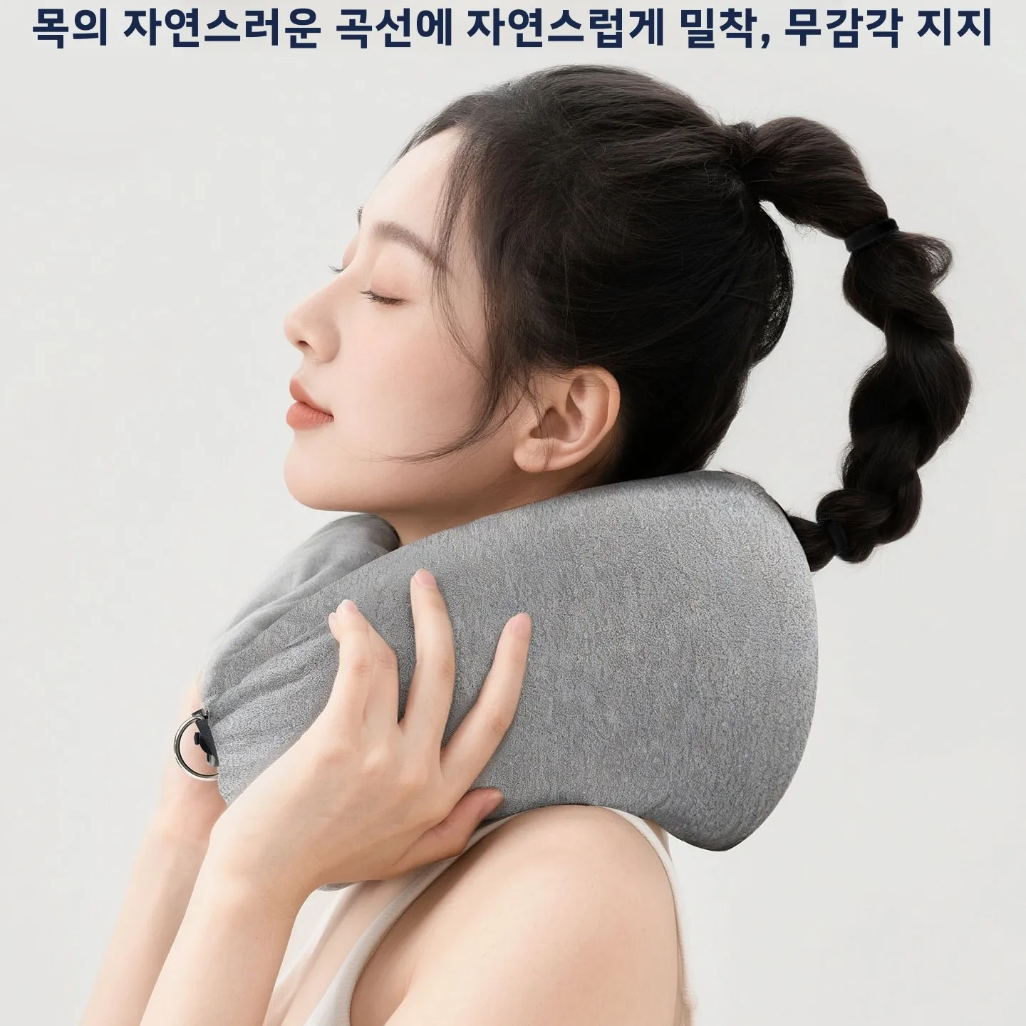 여행용 휴대용 U자형 베개 커버, 비행기 목베개, 풍선형 의류 보관 가방, 저렴한 항공사 헤드레스트 쿠션