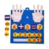 Kids Montessori Toys Felt Finger Number Math Toys Children Learn Hands-on Math Toy Apple Tree Carrot Digital Teaching Aids DDJ 2