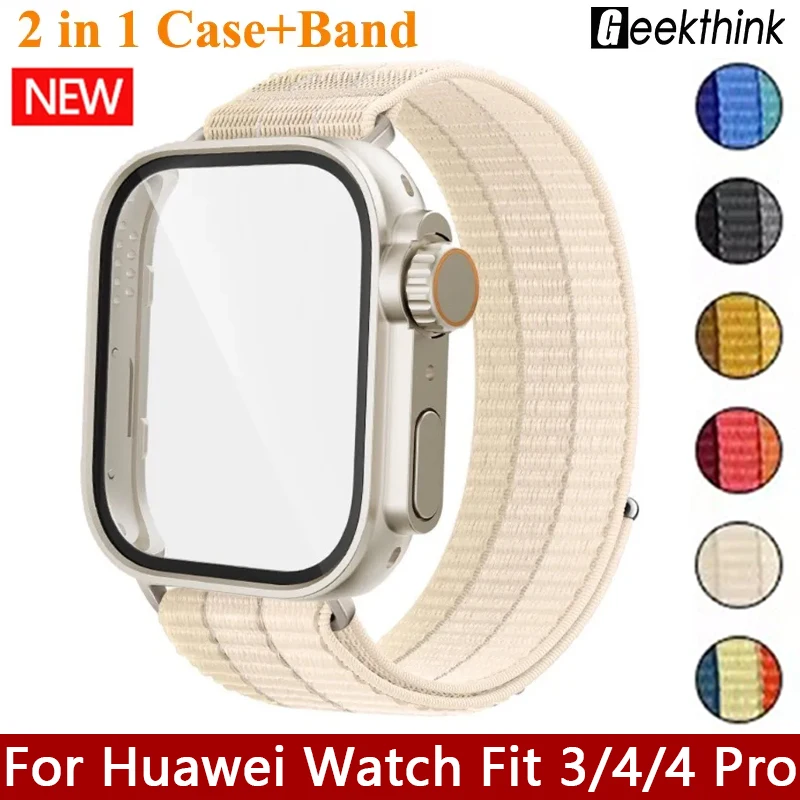 Durable Nylon Strap with Protective PC Case and Sports Bracelet