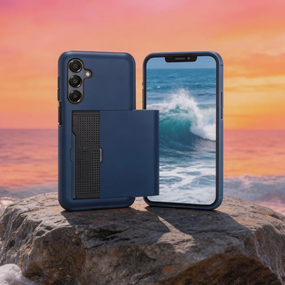 Sleek Wallet Phone Case with Slide Card Slots and Premium Cover