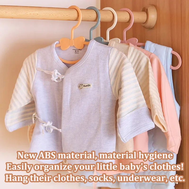 Baby Hanger 10pcs Kids Clothes Hanger Rack Display Cute Clip
