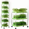 Germination Tray Seed Germination Tray Seedling Tray Wheatgrass Seed Planting Soilless Cultivation Planting Pot 4