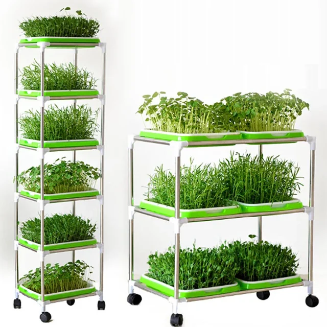 Germination Tray Seed Germination Tray Seedling Tray Wheatgrass Seed Planting Soilless Cultivation Planting Pot 4