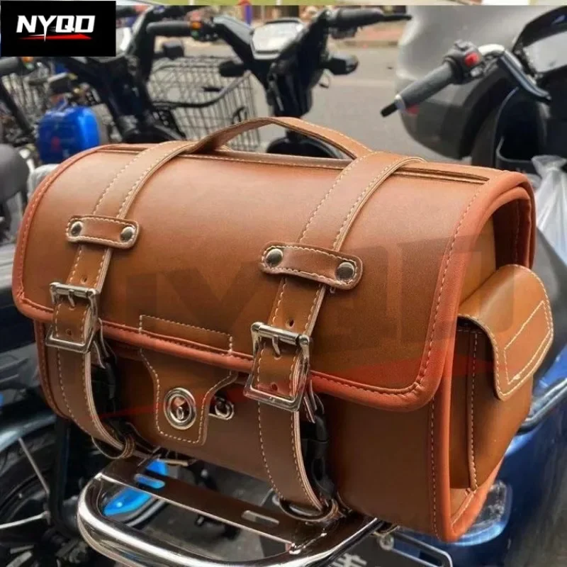 Borse e Bagagli per Moto, Borse Laterali per Moto, Borsa Portaoggetti Laterale Impermeabile, Bauletto per Bici Elettrica, Bagaglio da Viaggio