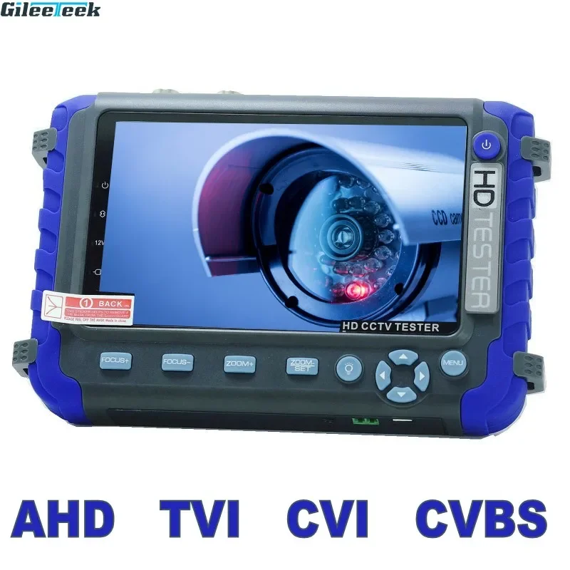 IV8C Professional CCTV camera monitor CCTV testing tool 5 Inch display 5MP AHD TVI 4MP CVI CVBS CCTV Camera Tester Monitor PTZ