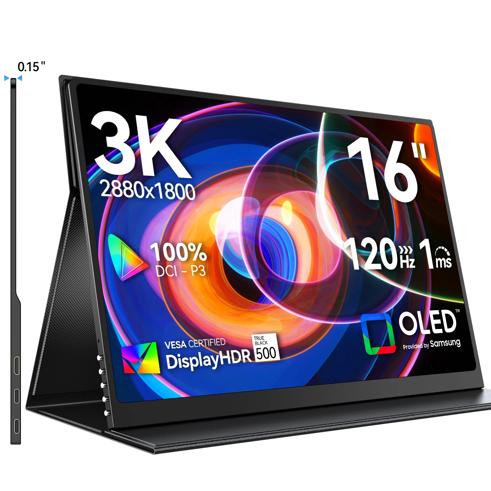 【3K OLED】モバイルモニター 16インチ 3K(2880*1800) Amazon.co.jp: EVICIV モバイルモニター 16インチ 3K 有機EL