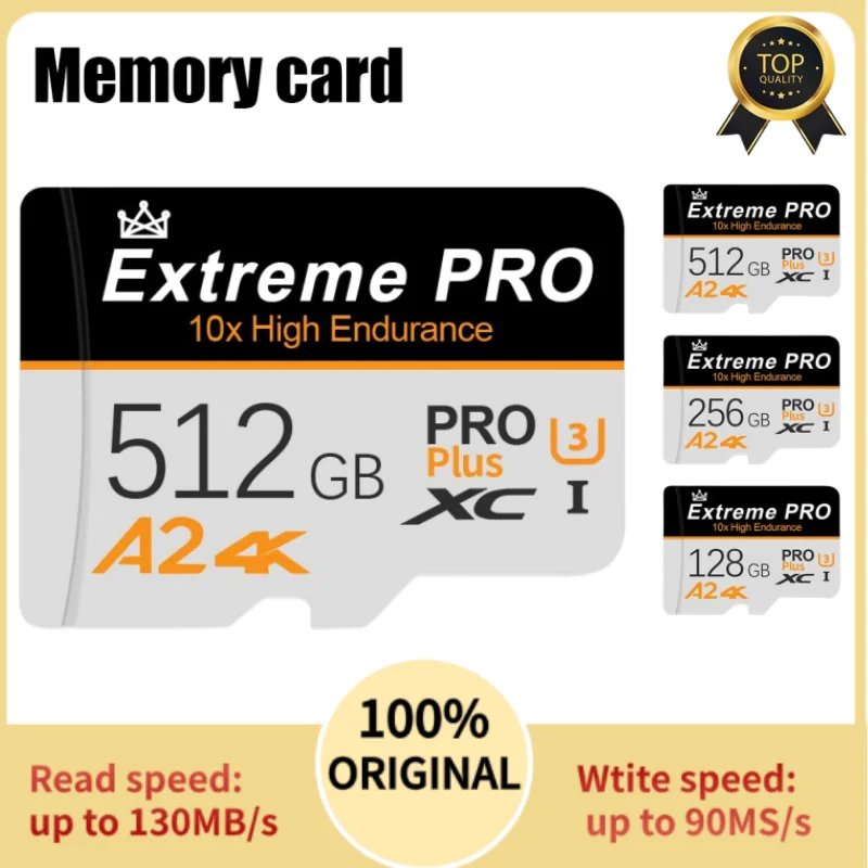 Scheda Sd Di Memoria 512Gb 256Gb 128Gb 64Gb Scheda Sd Ad Alta Velocità Scheda Flash Sd/Tf Scheda Di Memoria Classe 10 Da 32Gb Per Altoparlante Pc Del 