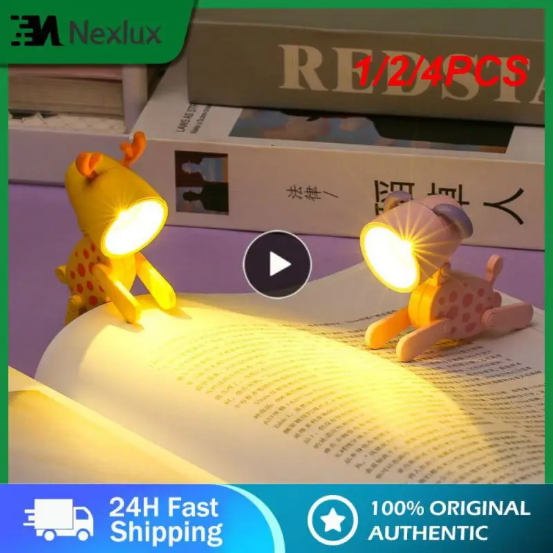 

1/2/4 шт. забавная мультяшная лампа, мягкая и мягкая искусственная кожа, идеально подходит для украшения детской спальни, легко настроить, очаровательный дизайн