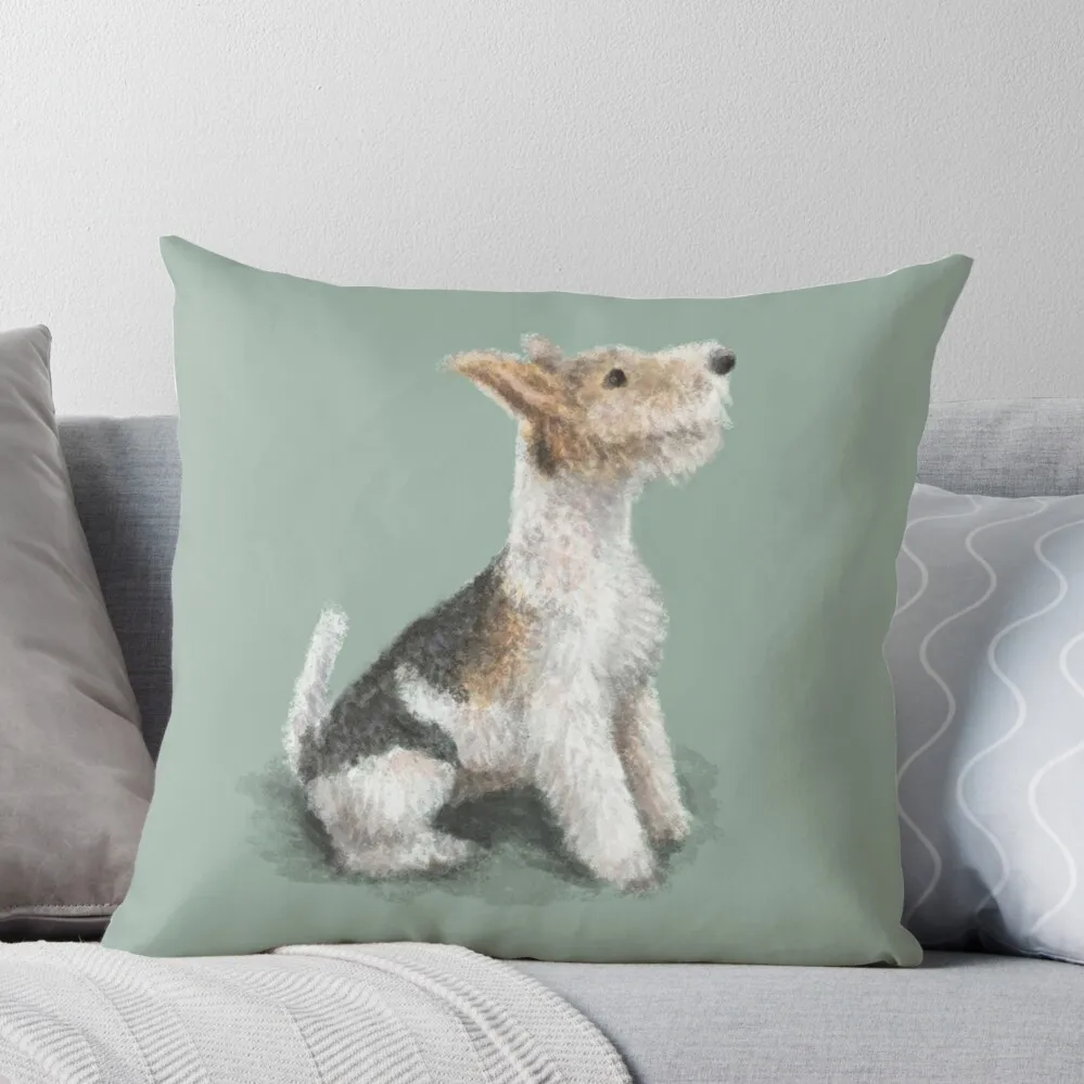 

Erik the Fox Terrier Throw Pillow Decorative Pillow Covers For Sofa christmas decorations for home 2024