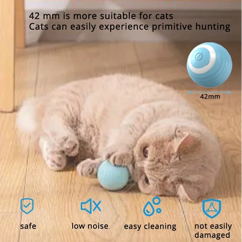 Cat Toys Interactive Cat Toy Ball Roll Pet Things Stuff Products Offer Supplies Games Kitten Accessories Katzen Gadgets Goods Articles