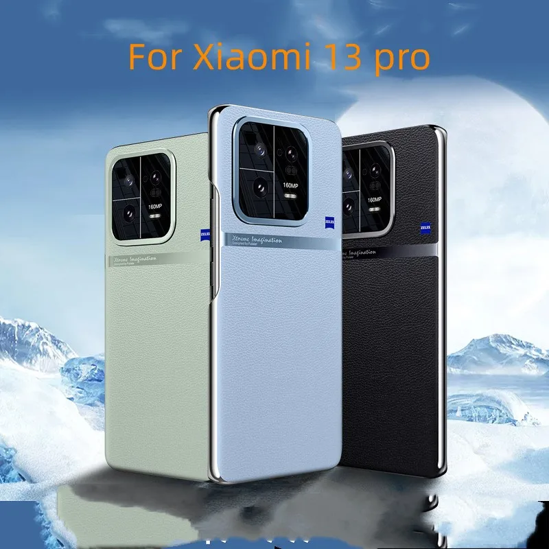 

Кожаный чехол для Mi 13 Anteen, полноразмерный защитный мягкий чехол для Mi Xiao mi 13 Pro