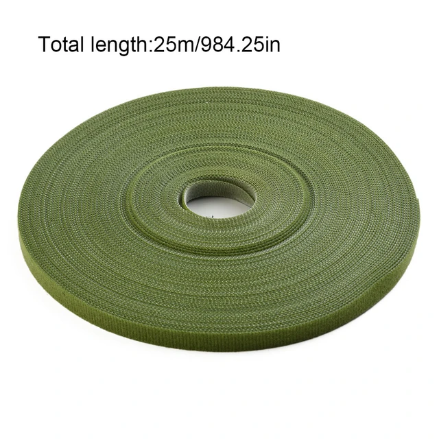 Green Garden Twine Plant Tie Tape Nylon Ties Support Bamboo Cane Wrap  Support Garden String Cuttable Self Adhesive Straps 25M - AliExpress