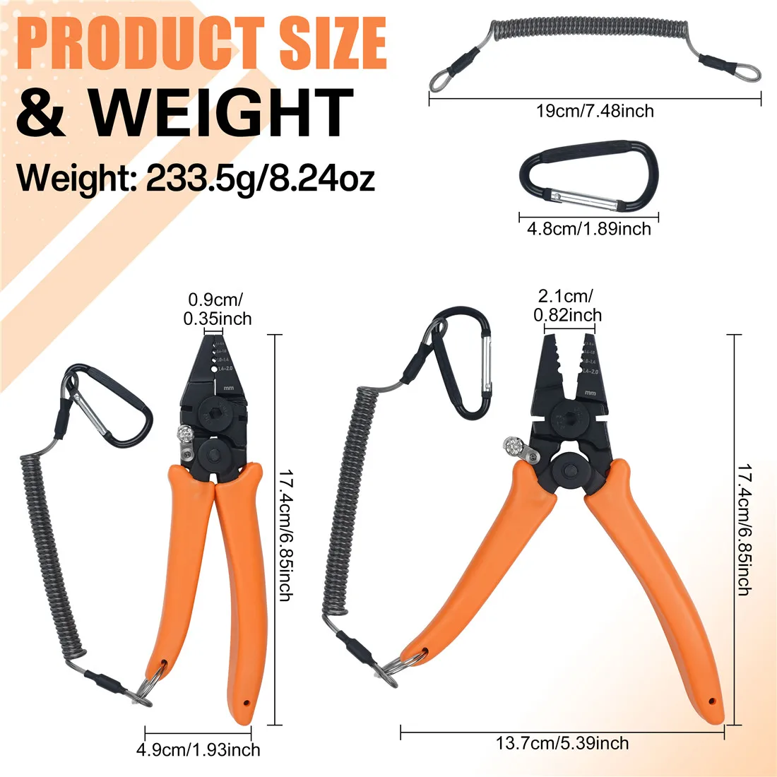 스테인레스 스틸 낚시 플라이어 와이어 로프 크림퍼 도구, 크림핑 슬리브 루프, 바닷물 크림프 낚시 태클 키트, 430 개