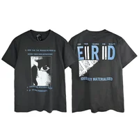 American High Street ERD Melancholy Rich Second Generation Retro Printing Short Sleeve Summer Loose Casual Trend Couple T-shirt 1