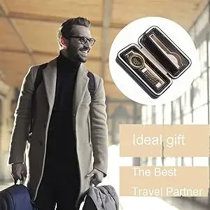 Travel Watch Organizer | 2/3/4/8-Slot Portable Watch Travel Case with PU Lined Compartm... - SKU PWTC1707 - UGI Packaging