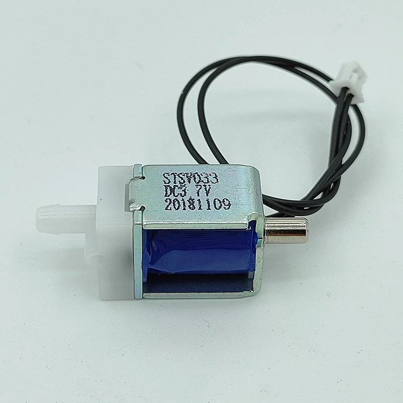 DC 3.7V 3-Way Small Mini Electric Solenoid Valve Normally Open Normally Closed Gas Air Valve DIY Wrist Sphygmomanometer Monitor