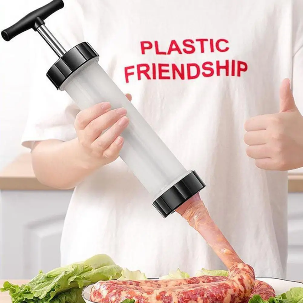 Sausage stuffer manual sausage stuffing machine homemade sausage stuffer small injection syringe gadgets manual meat injector tools
