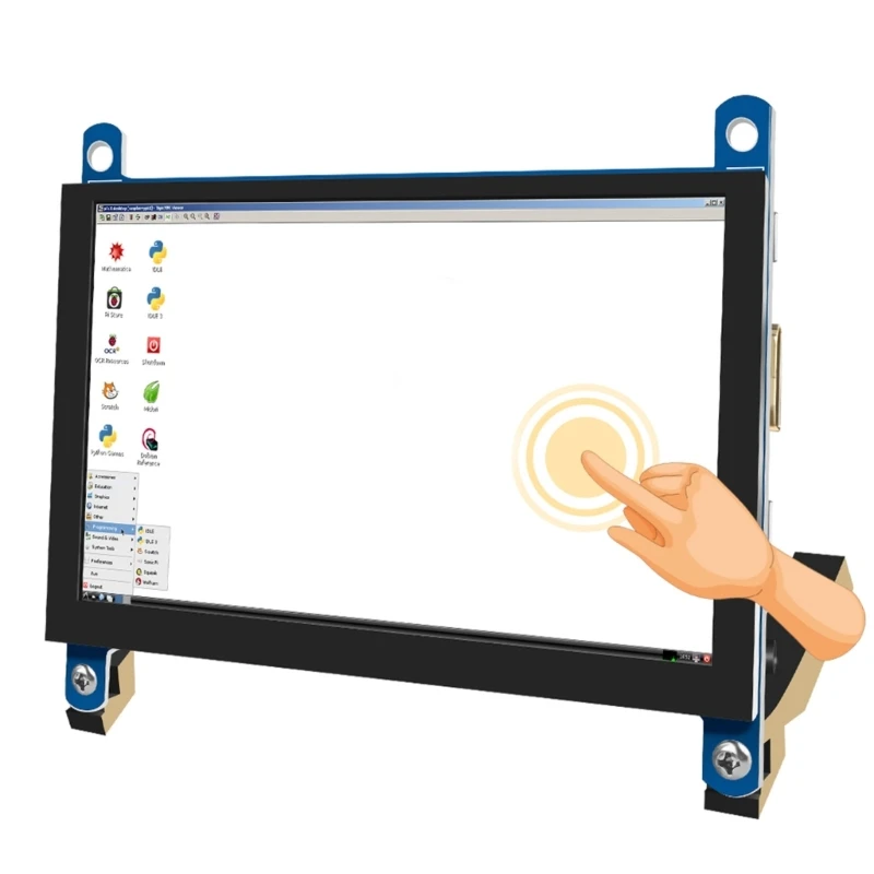 5 ��ġ H-D IPS LCD ����� Raspberry Pi 4B/3B +/A +/B/2B Dropship �� HDMI ȣȯ �Է�