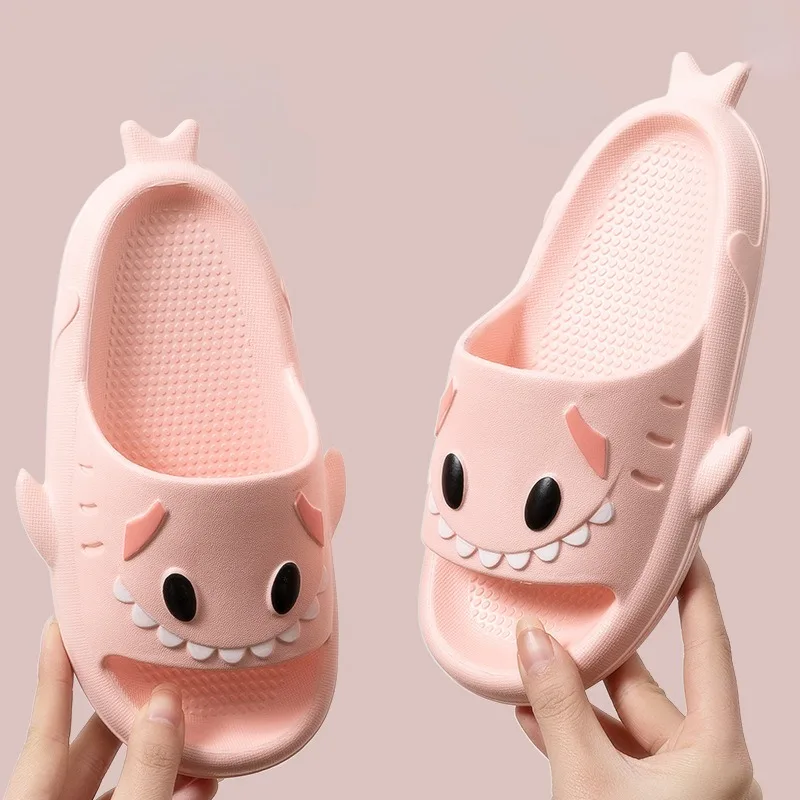 

Cartoon Slippers Women Summer EVA Ladies Shoes Non-slip Bathroom Slipper 2024 Flat Cute Slides Casual Round Toe Pantuflas Mujer