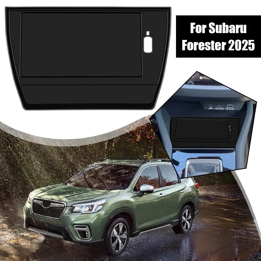 Car Wireless Charging Silicone Pad LHD For Forester + Black Wireless Charging Non-slip Silicone Pad