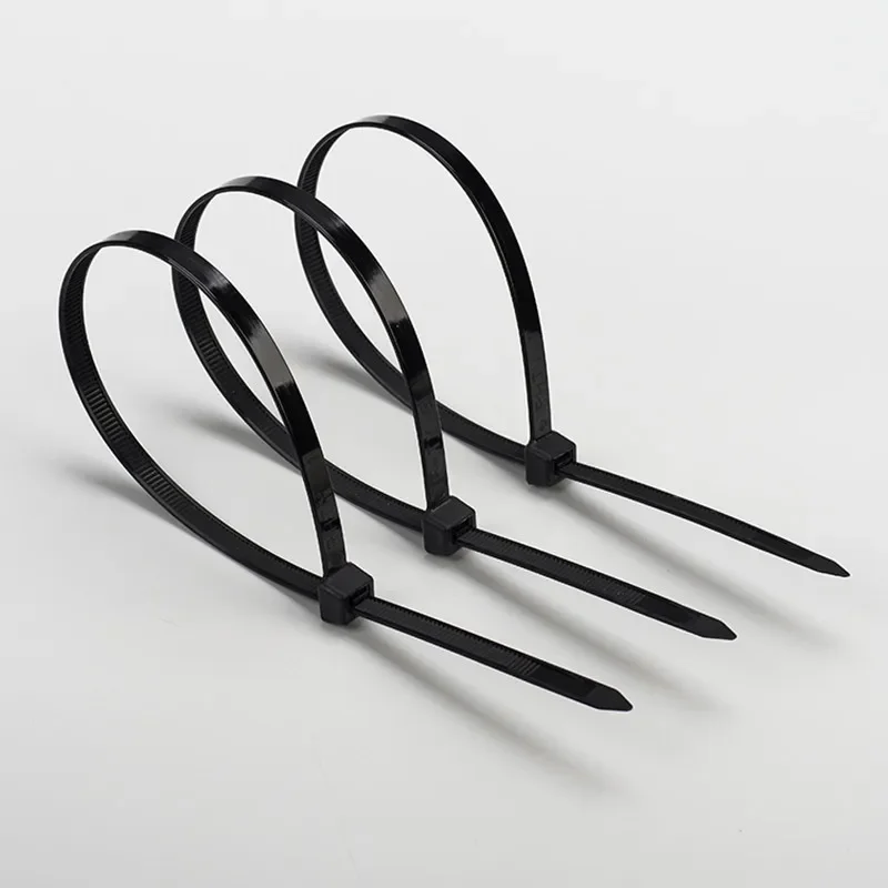 Self-locking plastic nylon tie set