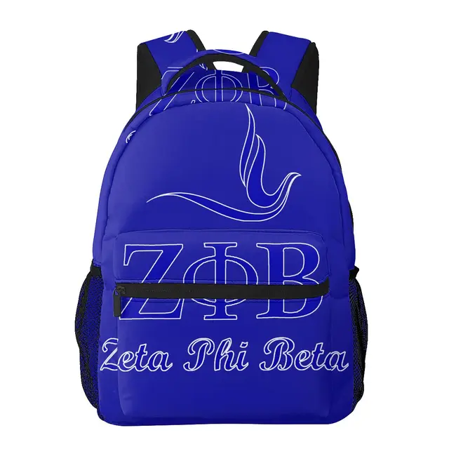 Zeta Phi Beta Drawstring strap pack 